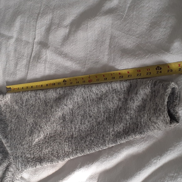 Haband Mens Light Heather Grey Dad/Grampa Button Down Sweater Sz L - Picture 10 of 11